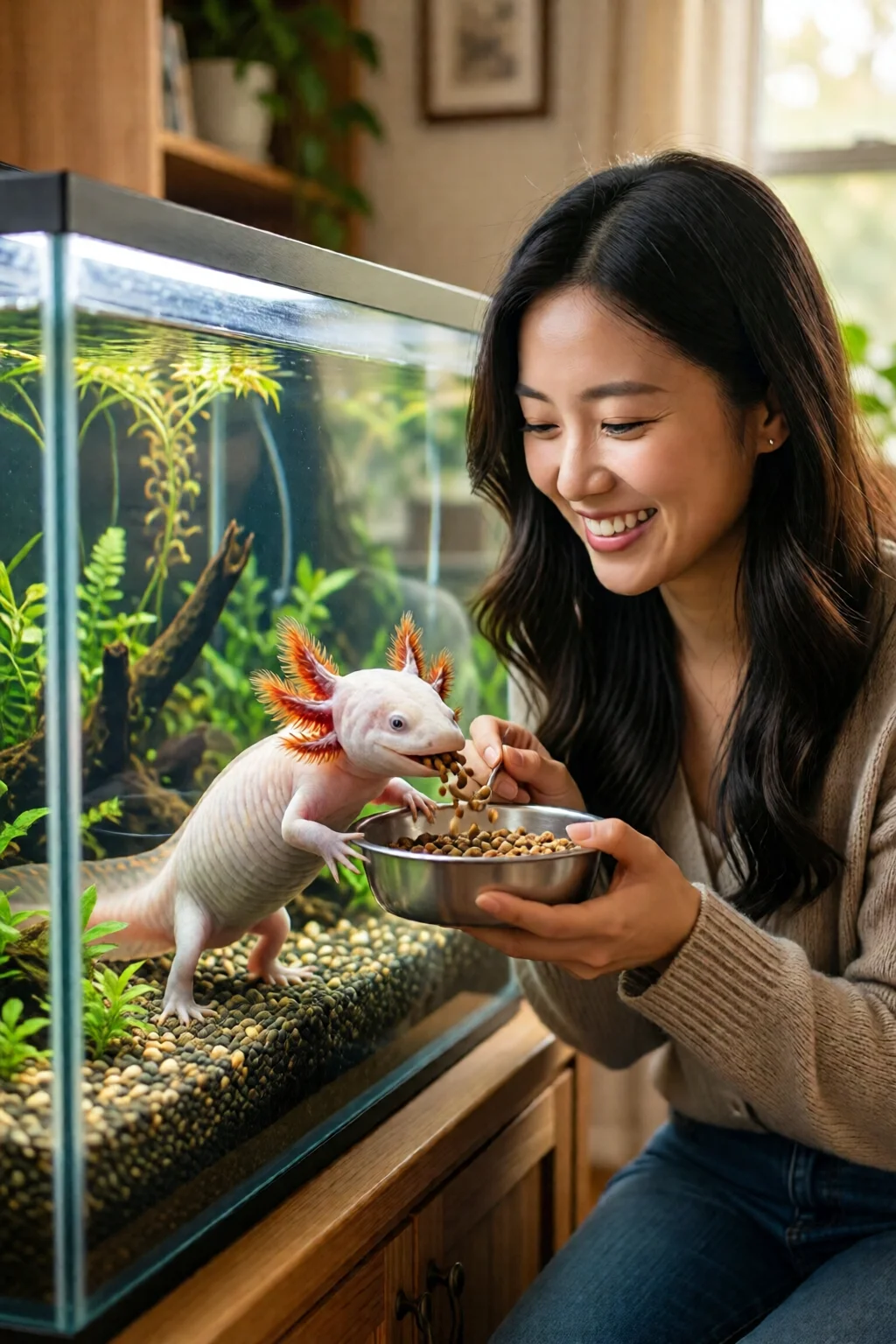 axolotl care guide tank and feeding