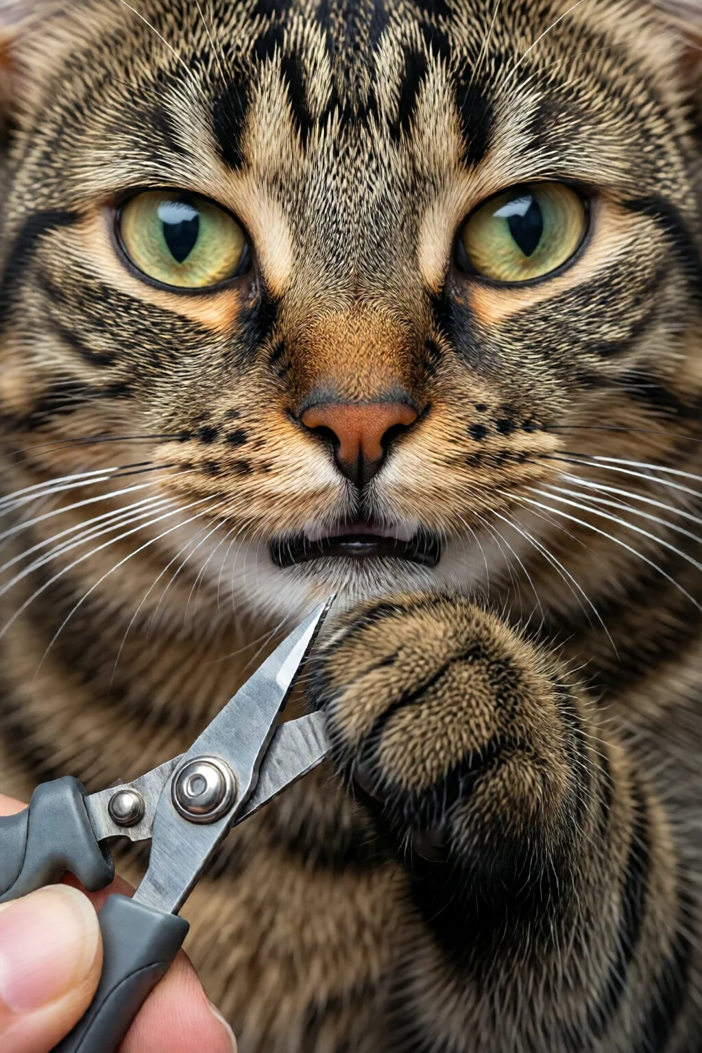 cat nail trimming tips at home