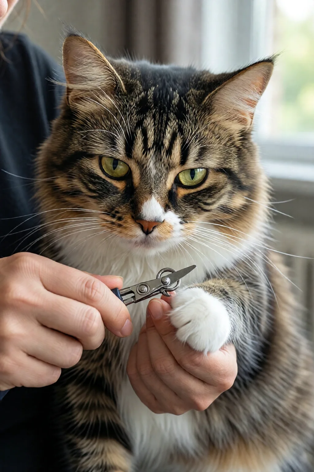 cat nail trimming tips at home