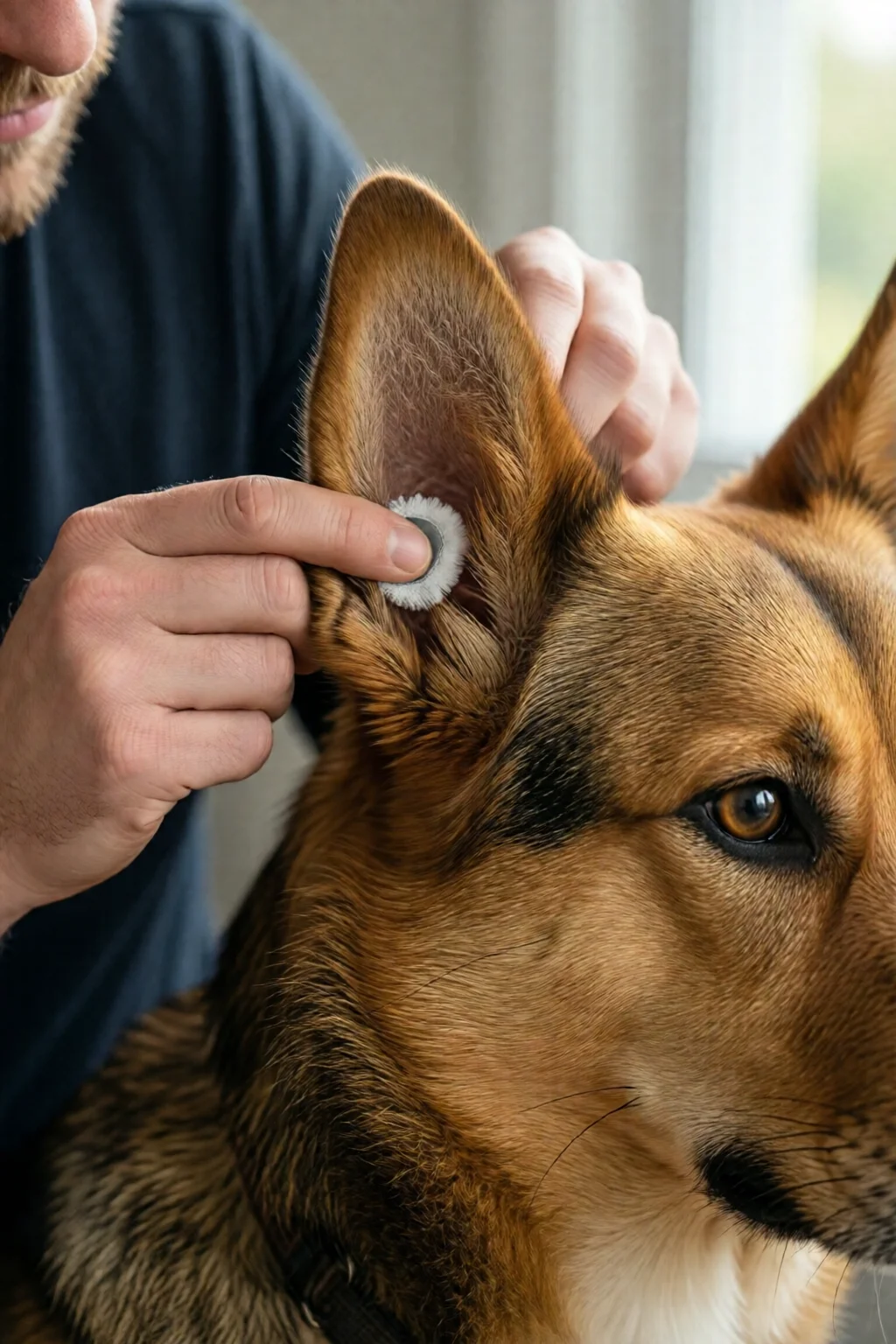 how to clean dog ears safely