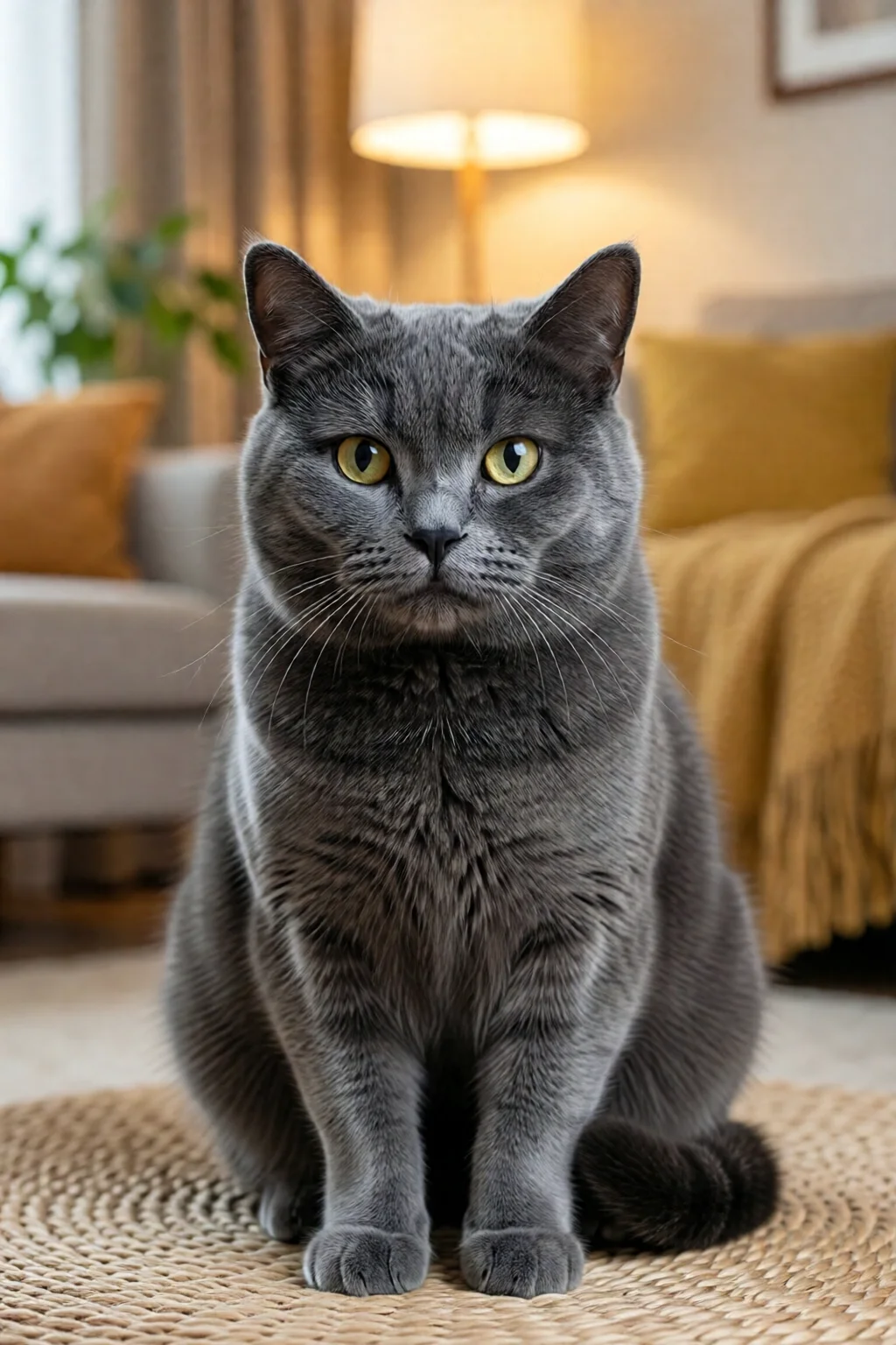 russian blue cat care and personality