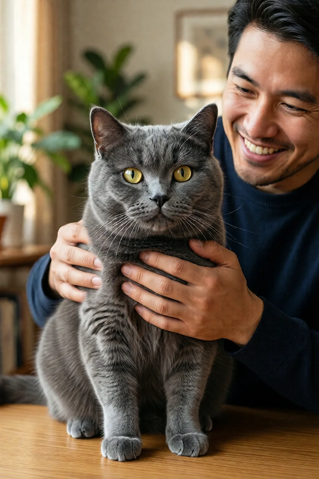 russian blue cat care and personality