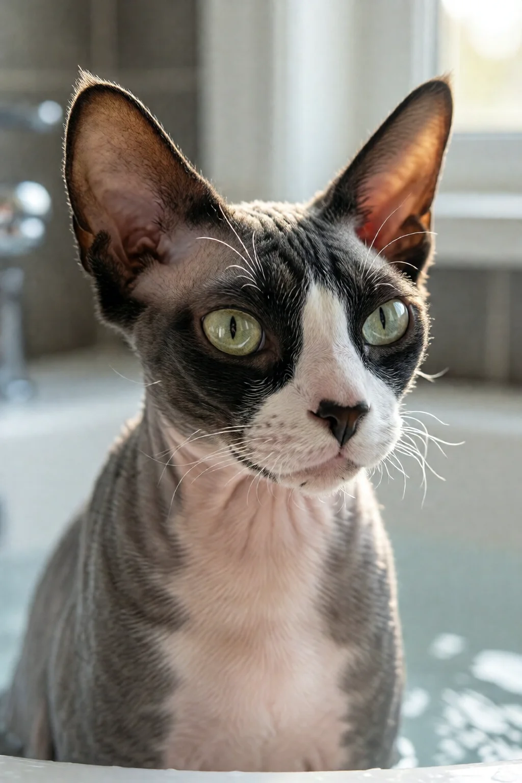 sphynx cat care bathing and skin