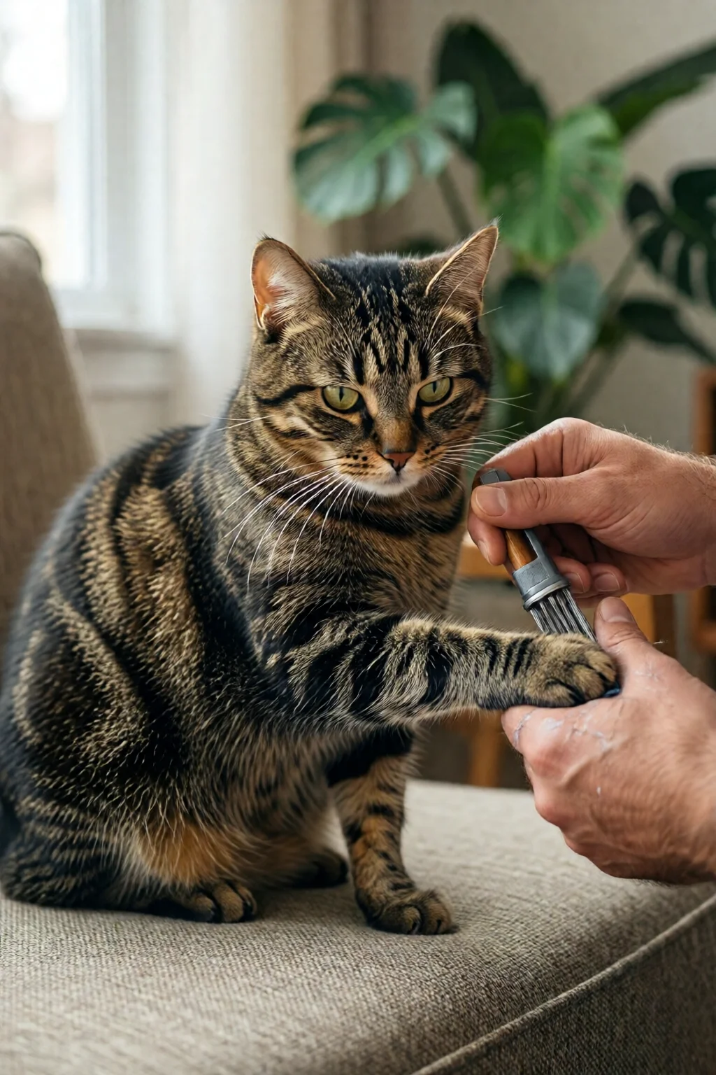 how to stop a cat from scratching furniture